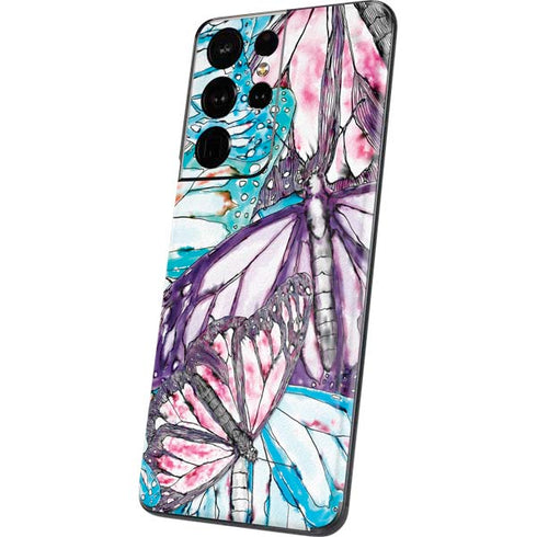 California Monarch Collage Galaxy S21 Ultra 5G Skin